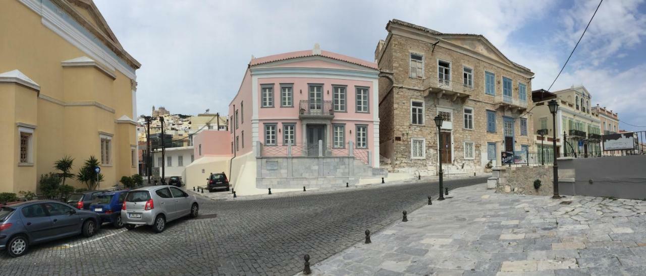 Traditional Medieval Stone House In "Ano Syros" Eksteriør bilde